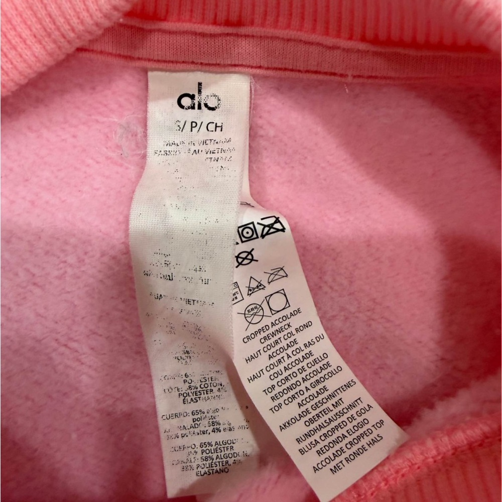 ALO Yoga Cropped Accolade Crewneck - Picture 4 of 4